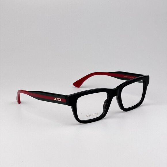Gucci Eyeglasses – Black/Green Square Frame (GG1865O 001) – New & Authentic - Picture 5 of 11